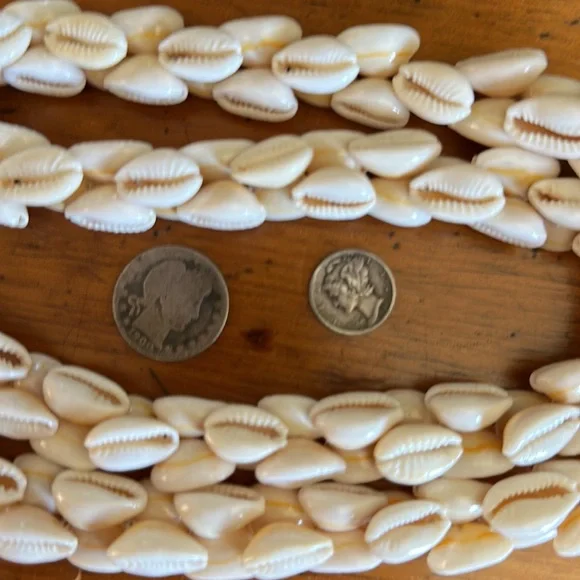Vintage Hawaiian Round Cowrie Lei - Picture 6 of 8